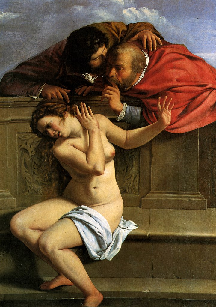 Susanna and The Elders, painting by Alessandro Allori